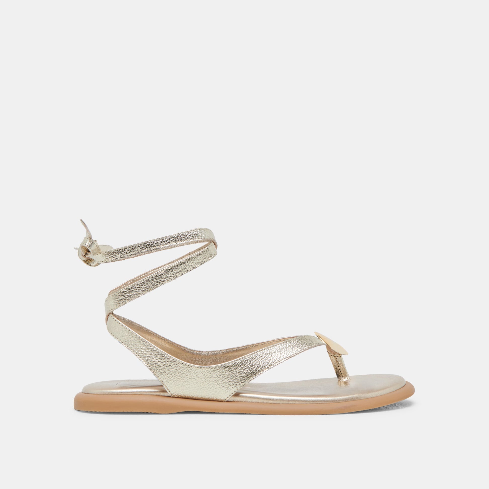 JUDY SANDALS LIGHT GOLD LEATHER - Dolce Vita