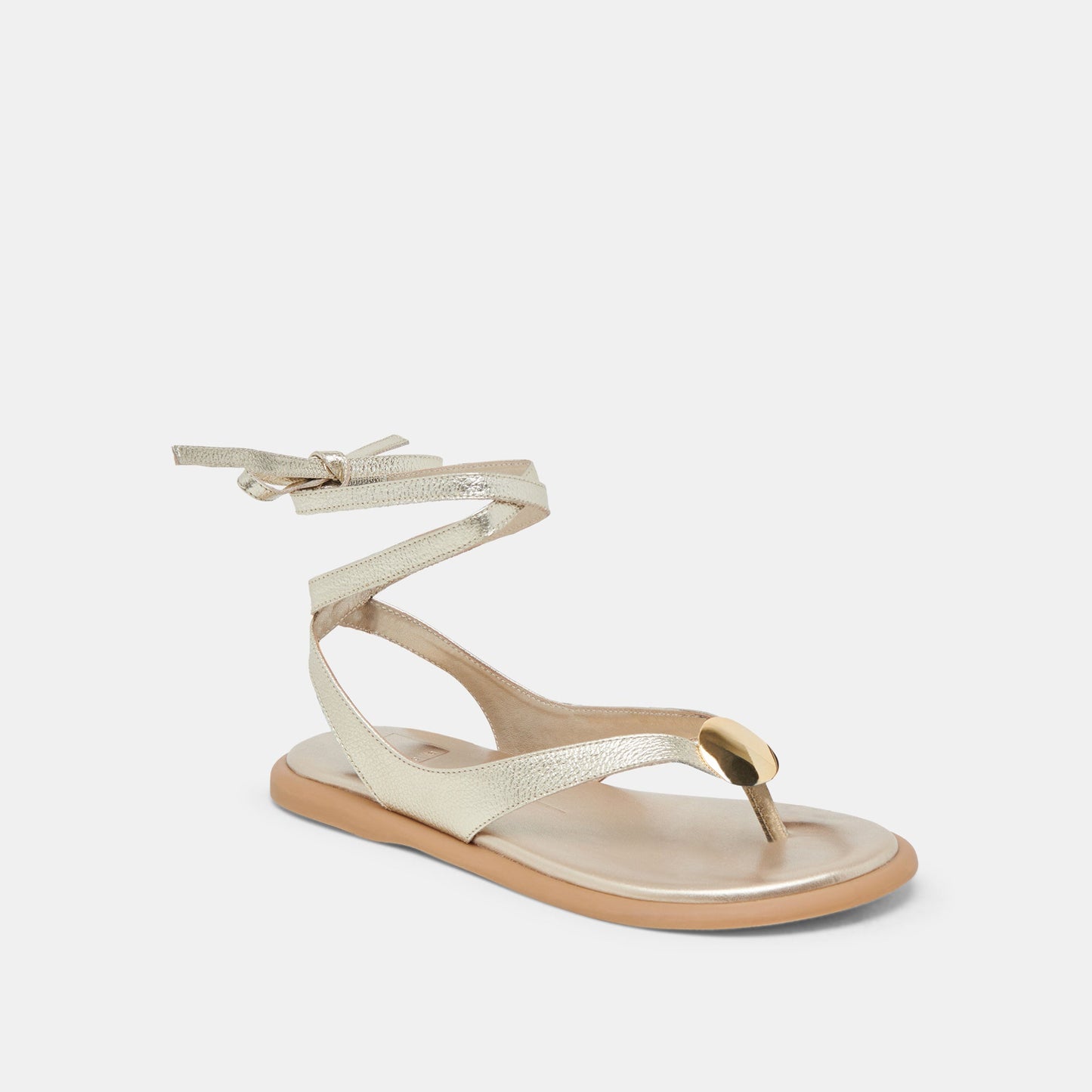 JUDY SANDALS LIGHT GOLD LEATHER - Dolce Vita