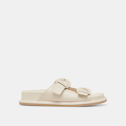 SHAUNY SANDALS BONE LEATHER - Dolce Vita