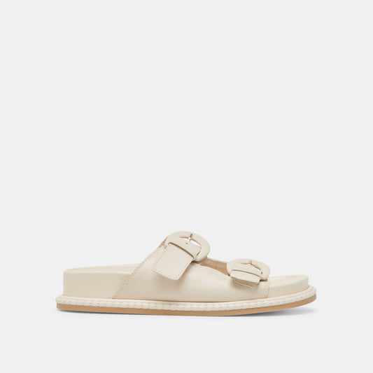 SHAUNY SANDALS BONE LEATHER - Dolce Vita