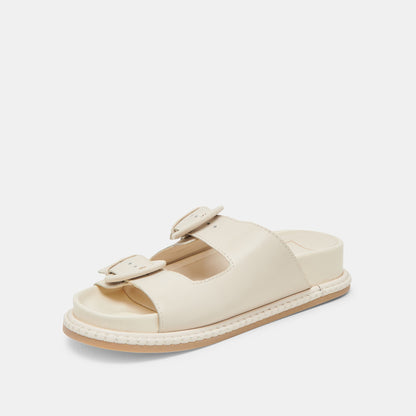 SHAUNY SANDALS BONE LEATHER - Dolce Vita
