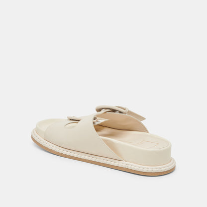 SHAUNY SANDALS BONE LEATHER - Dolce Vita