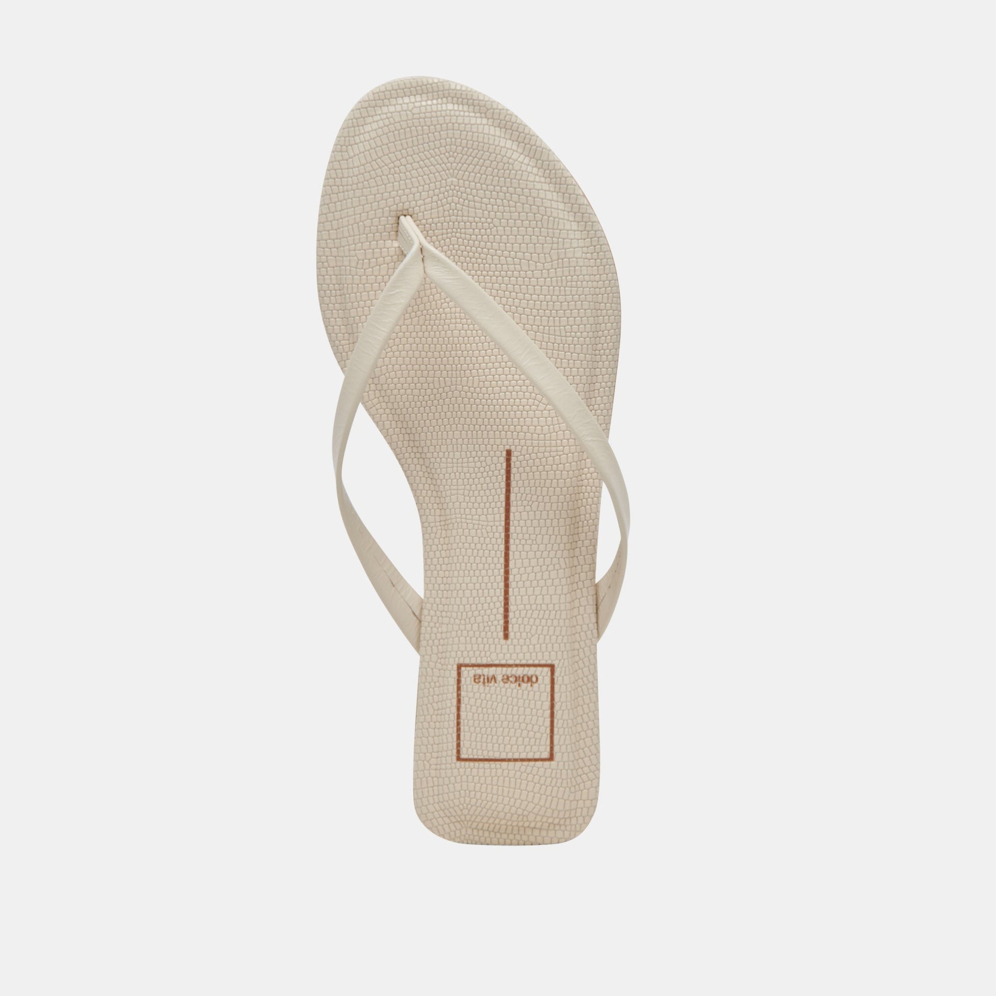 LAYNEY SANDALS IVORY LEATHER - Dolce Vita