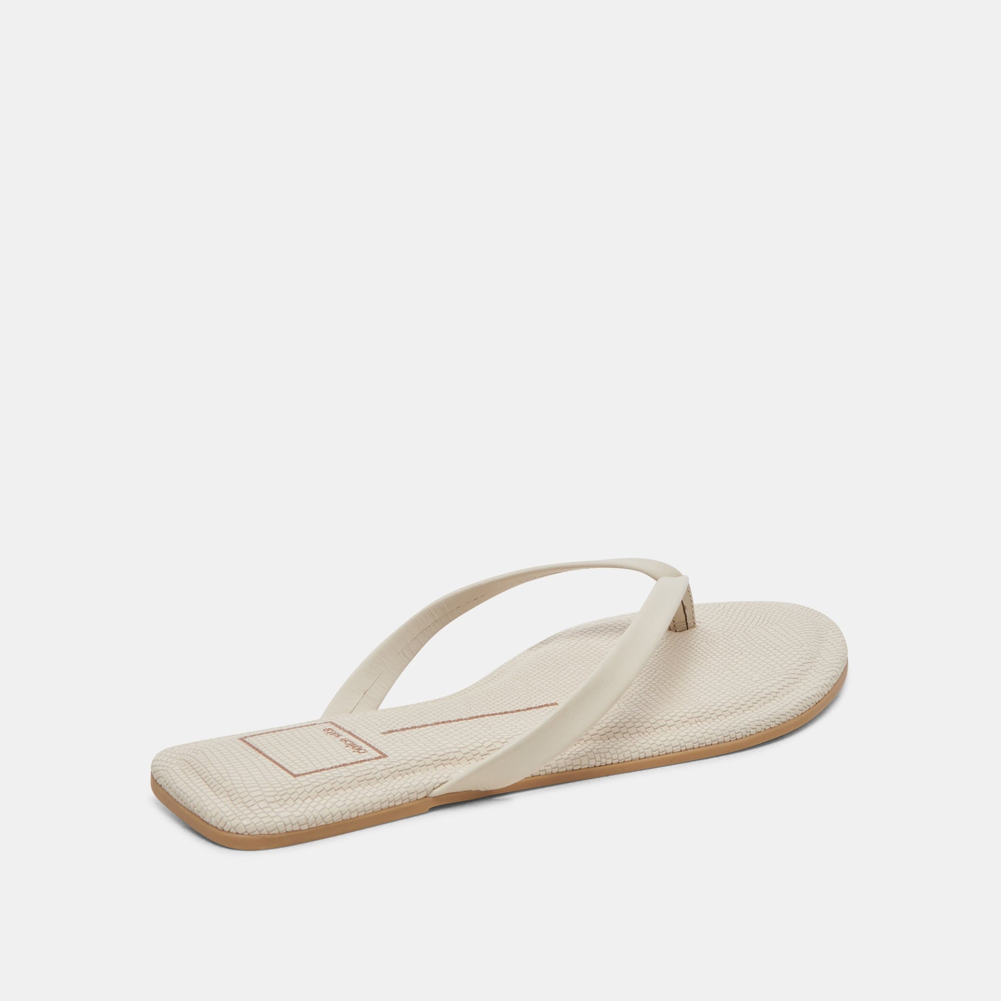 LAYNEY SANDALS IVORY LEATHER - Dolce Vita