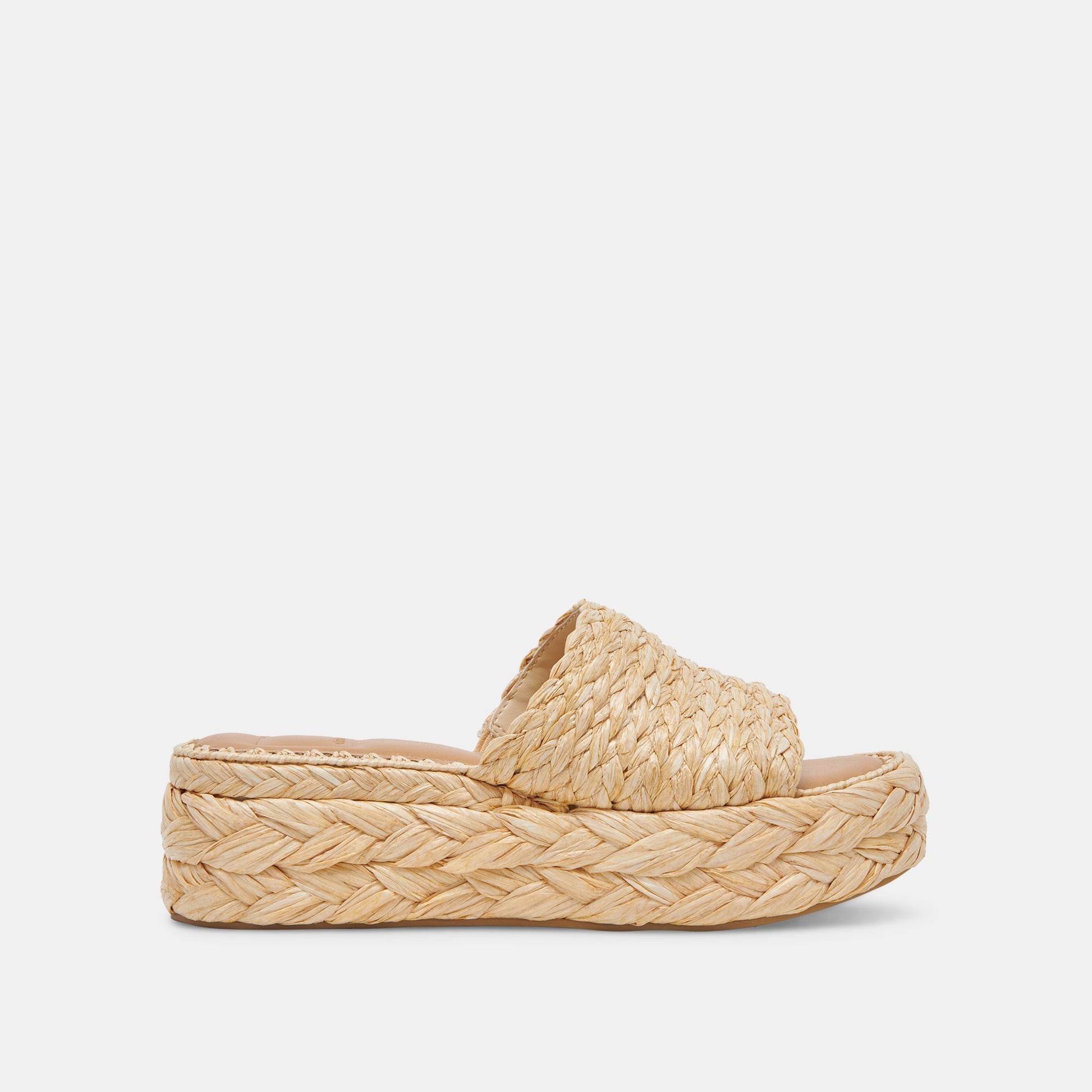 Chavi Sandals in Lt. Natural Raffia - Dolce Vita Shoes - Dolce Vita