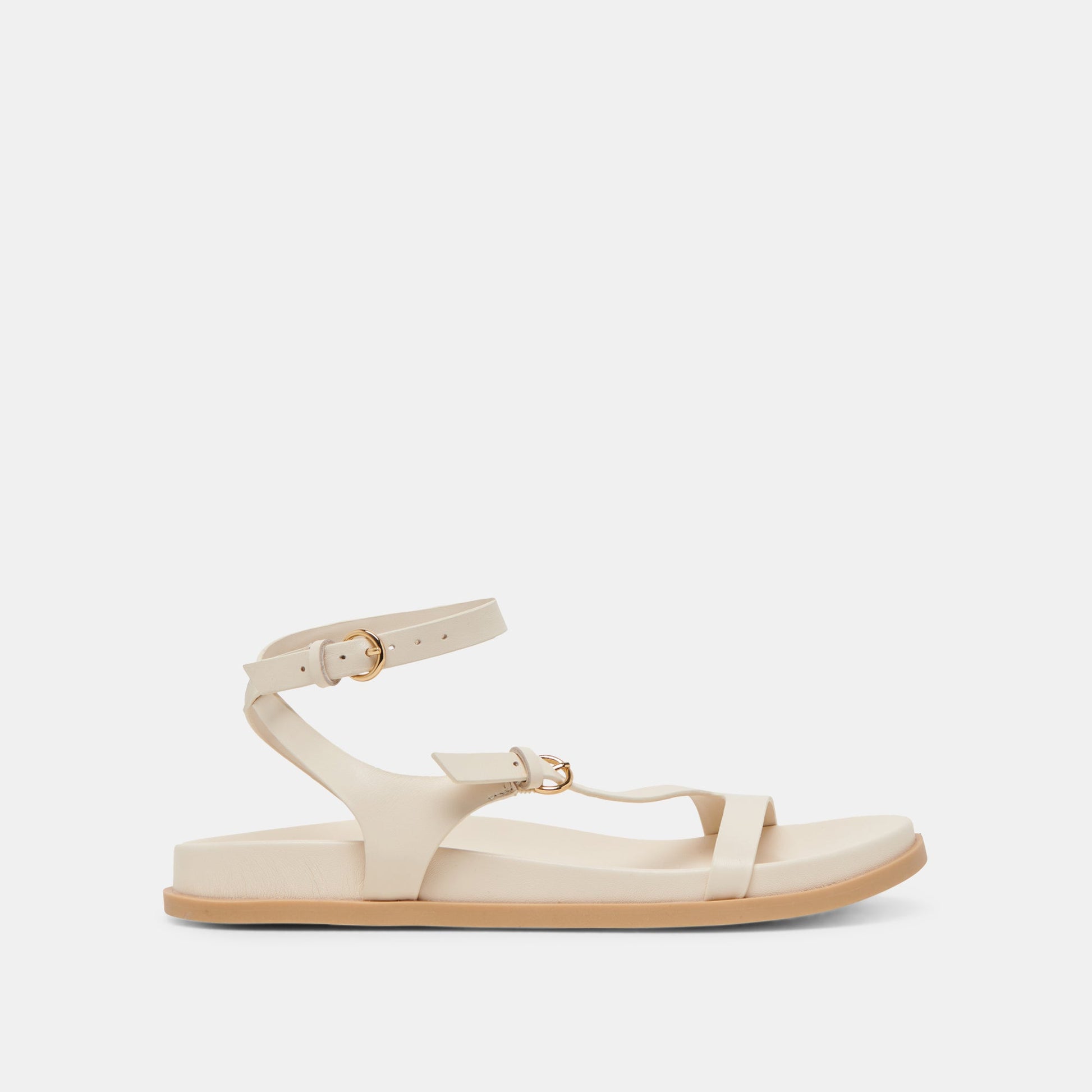 DARLIS SANDALS BONE LEATHER - Dolce Vita