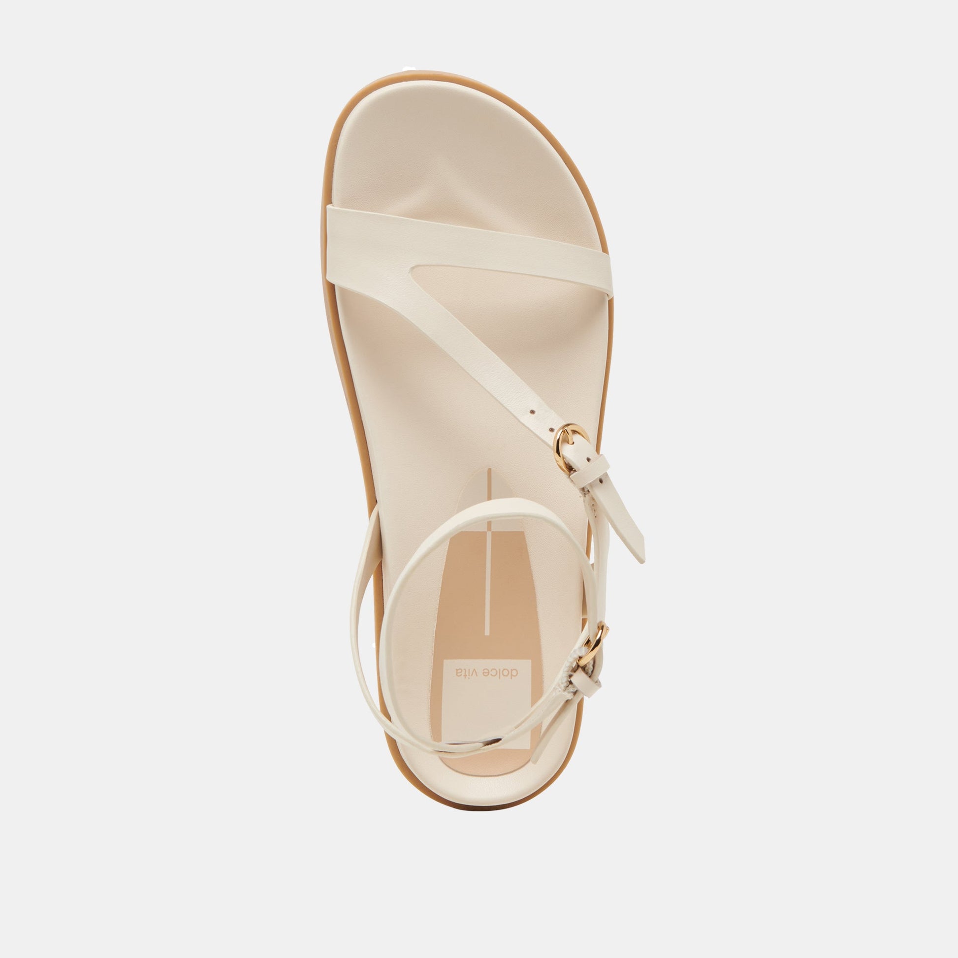 DARLIS SANDALS BONE LEATHER - Dolce Vita