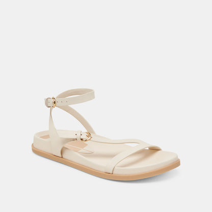 DARLIS SANDALS BONE LEATHER - Dolce Vita