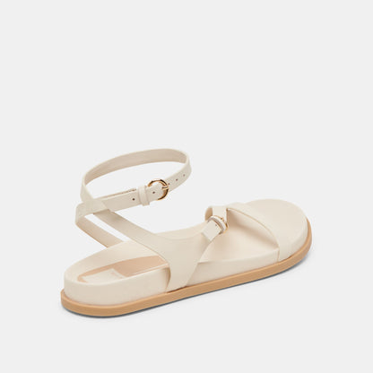 DARLIS SANDALS BONE LEATHER - Dolce Vita