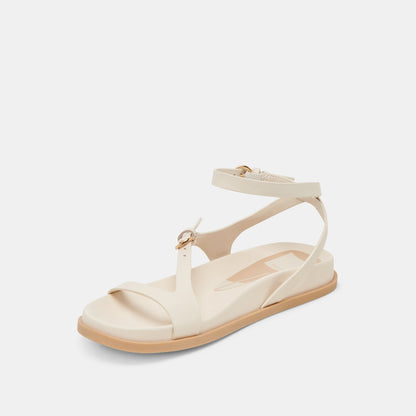 DARLIS SANDALS BONE LEATHER - Dolce Vita