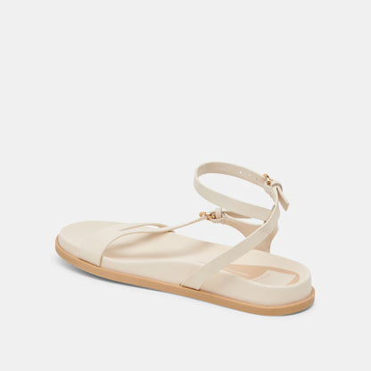 DARLIS SANDALS BONE LEATHER - Dolce Vita