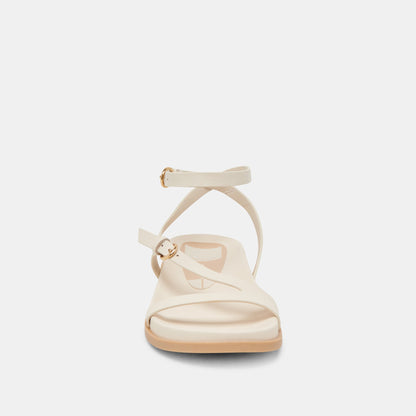 DARLIS SANDALS BONE LEATHER - Dolce Vita