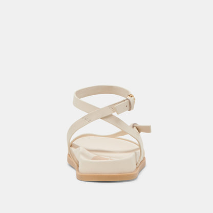 DARLIS SANDALS BONE LEATHER - Dolce Vita