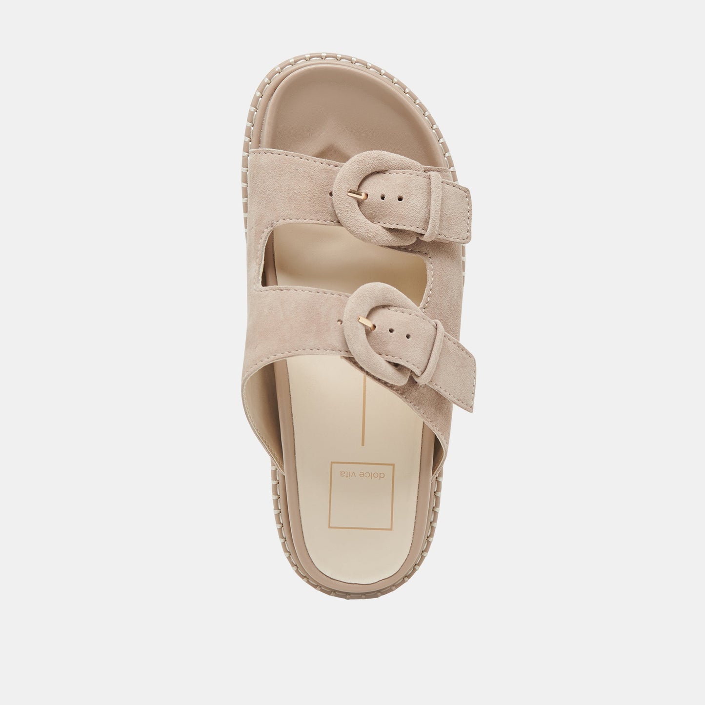 SHAUNY SANDALS DK TAUPE SUEDE - Dolce Vita