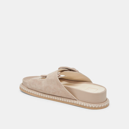 SHAUNY SANDALS DK TAUPE SUEDE - Dolce Vita