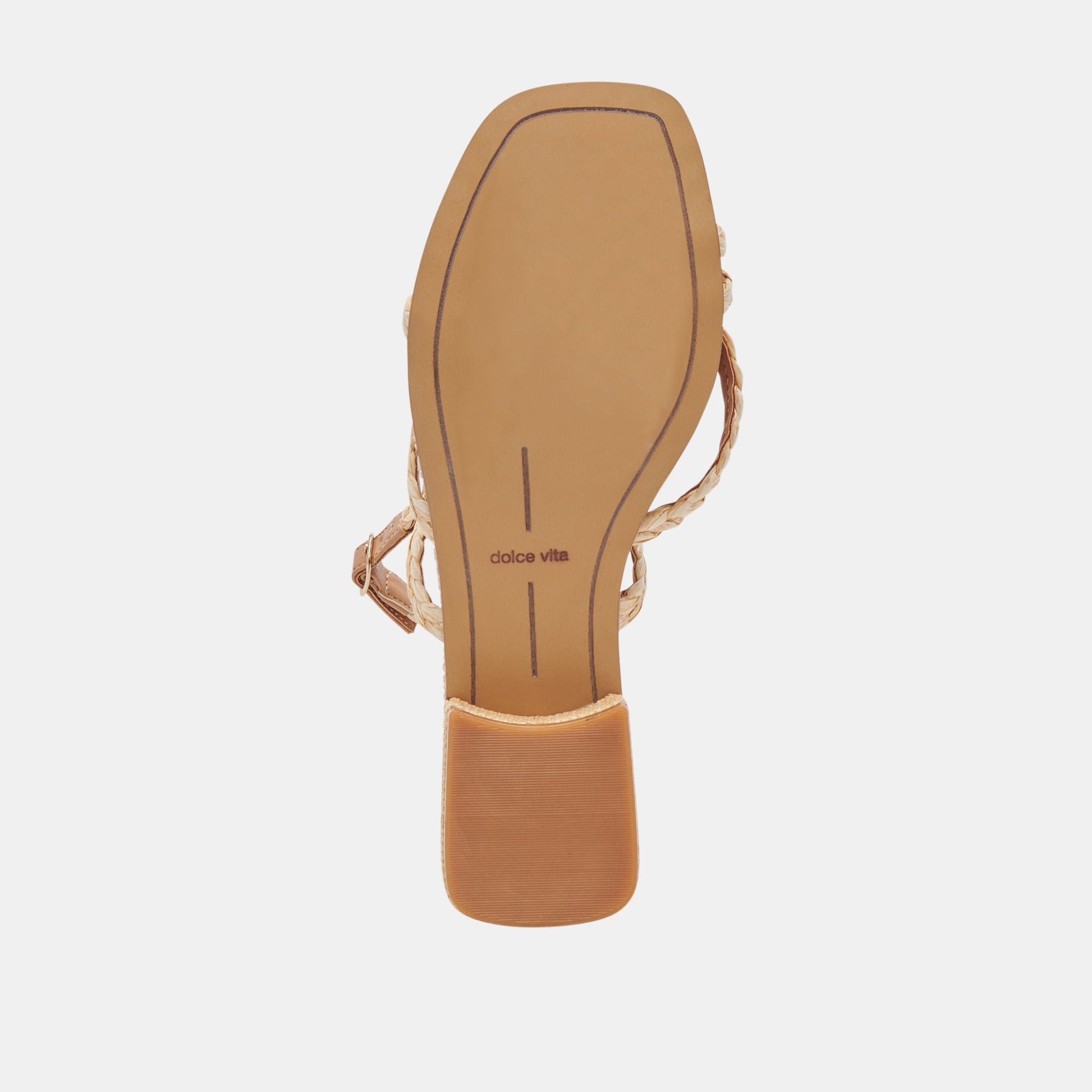 BRINN SANDALS LT NATURAL RAFFIA - Dolce Vita