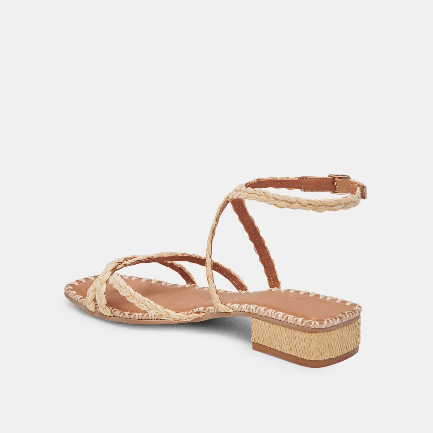 BRINN SANDALS LT NATURAL RAFFIA - Dolce Vita