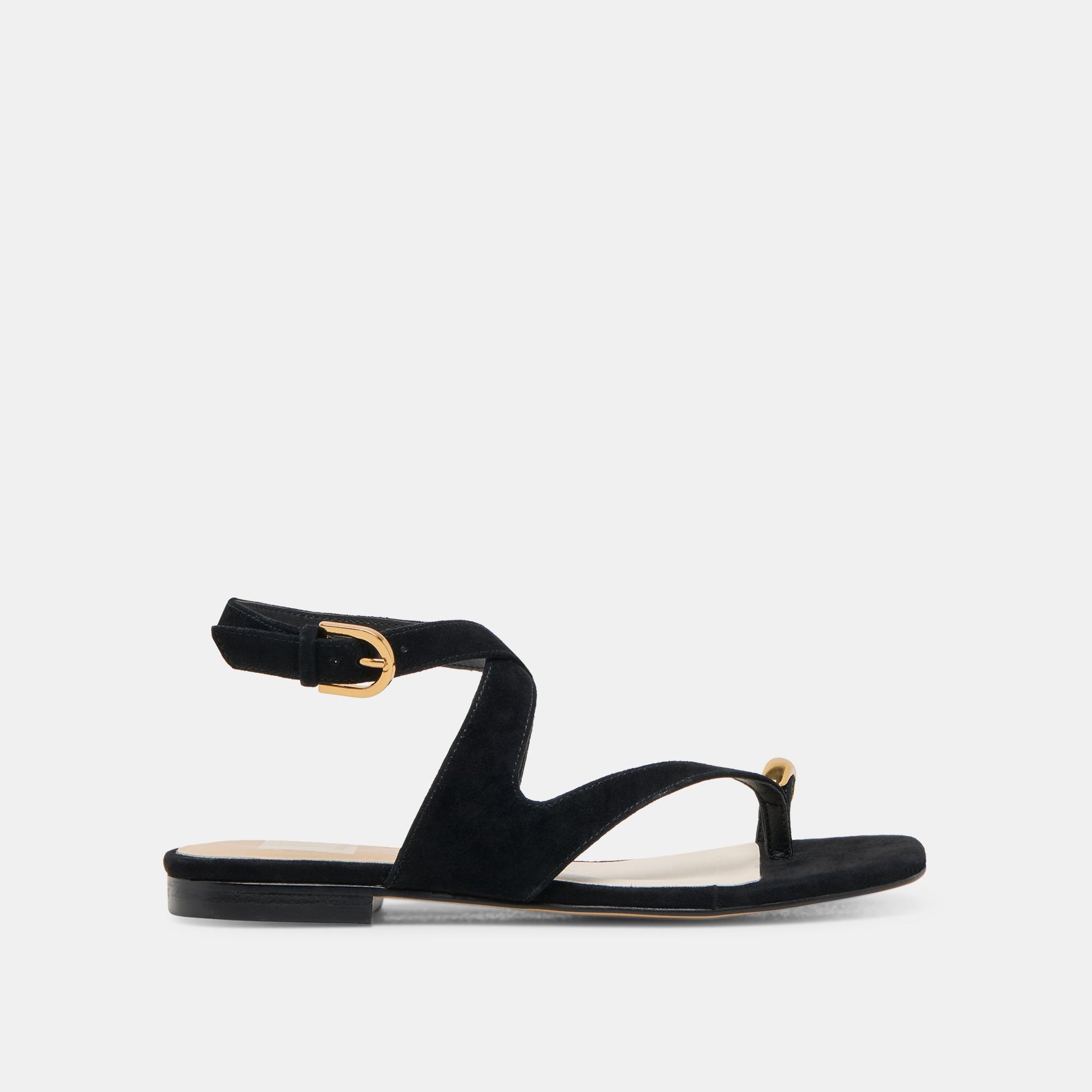 EARLA SANDALS ONYX SUEDE - Dolce Vita