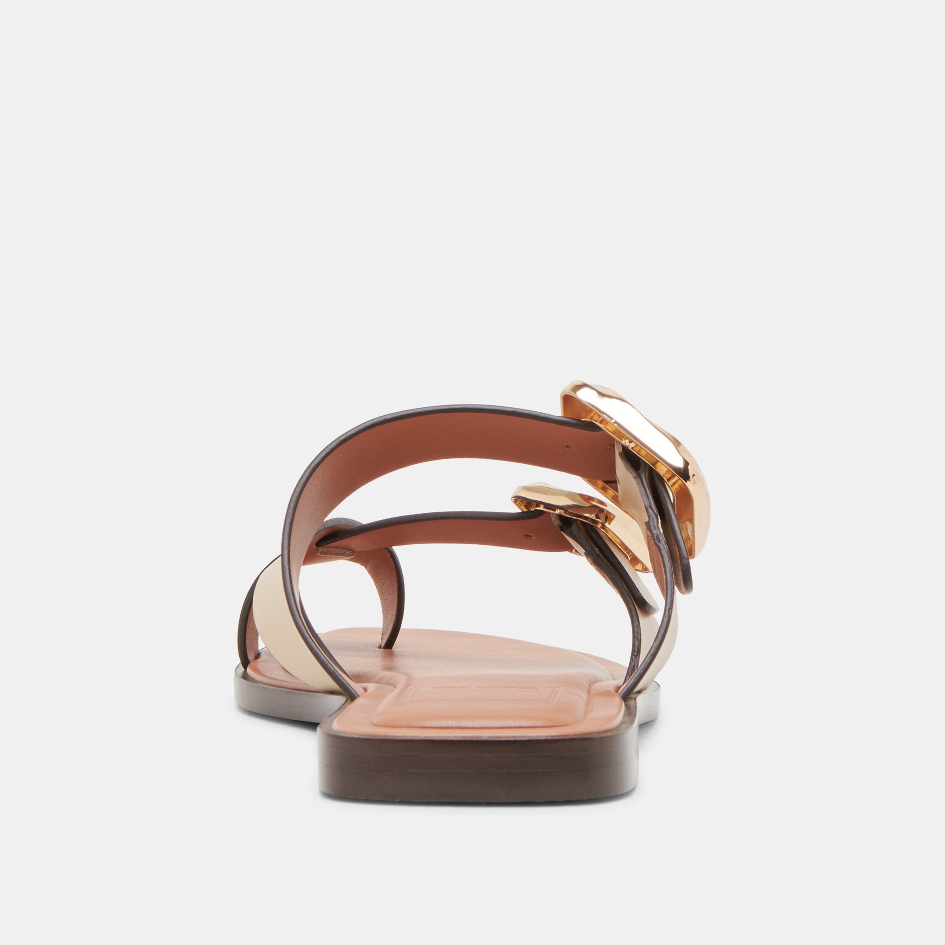 Shore Ivory Leather Sandals - Dolce Vita