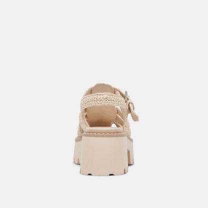 LASLY SANDALS OATMEAL KNIT - Dolce Vita