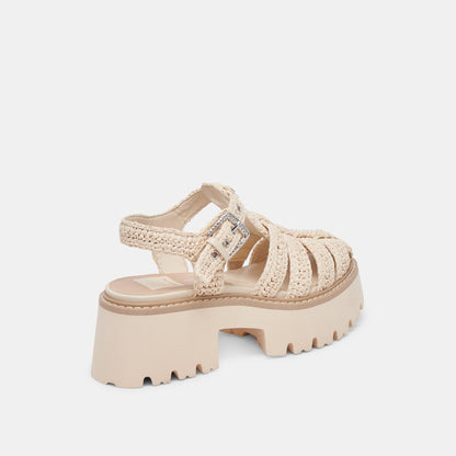 LASLY SANDALS OATMEAL KNIT - Dolce Vita