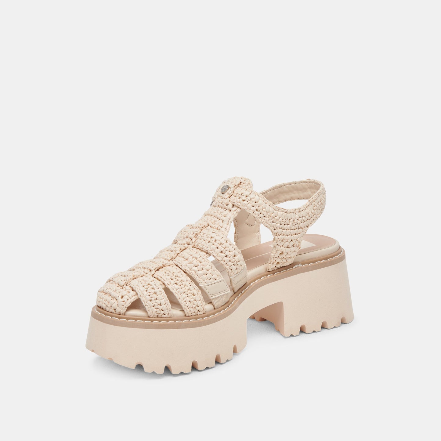 LASLY SANDALS OATMEAL KNIT - Dolce Vita