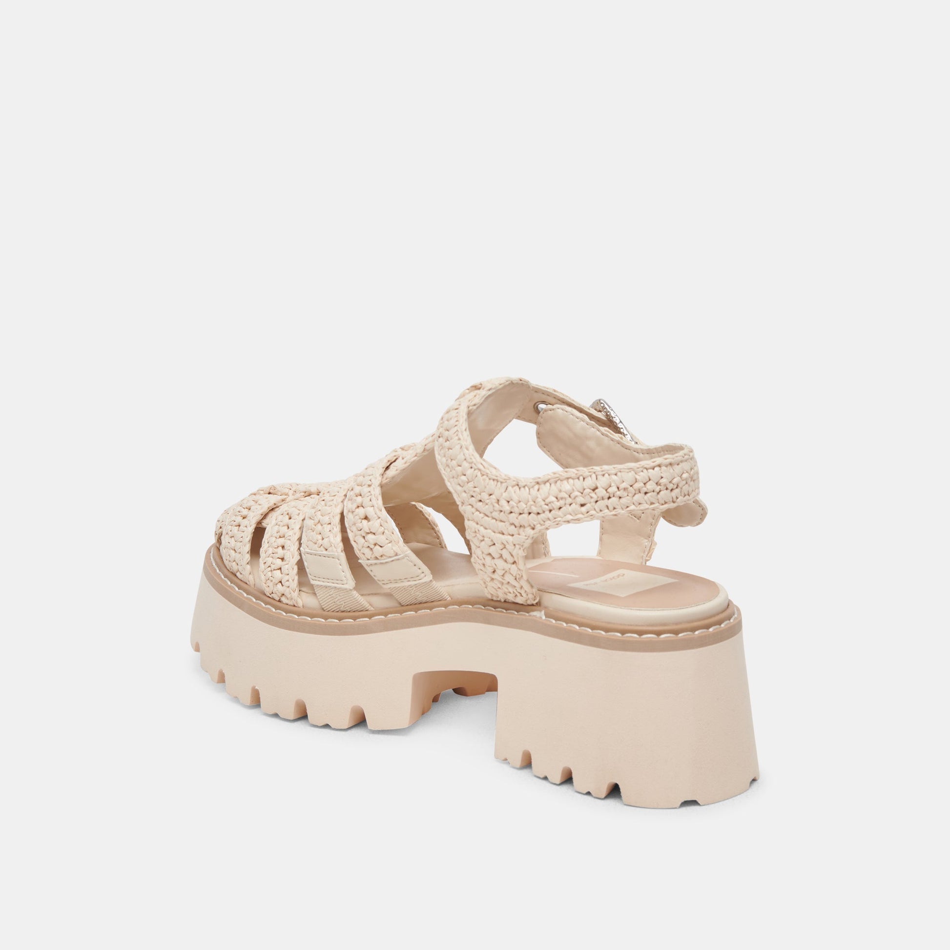 LASLY SANDALS OATMEAL KNIT - Dolce Vita