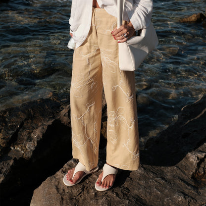 KITTLE SANDALS OFF WHITE LEATHER - Dolce Vita