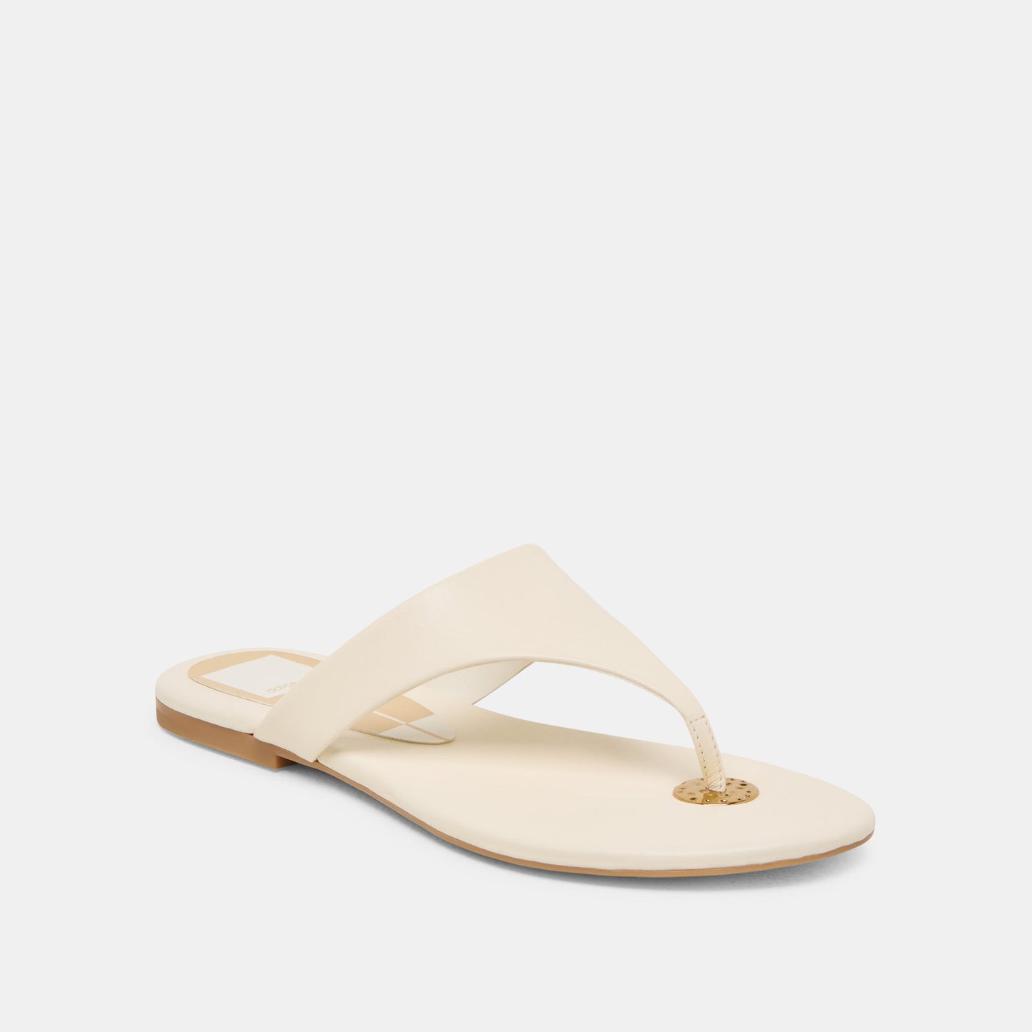 KITTLE SANDALS OFF WHITE LEATHER - Dolce Vita