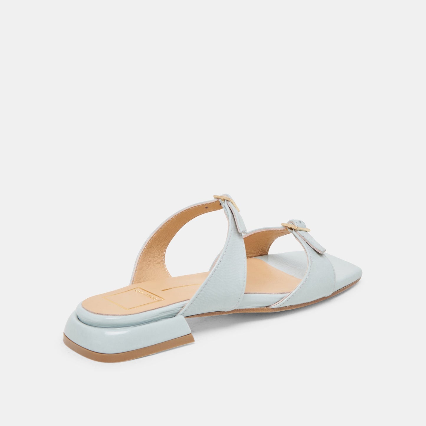 LAVERN SANDALS ICE BLUE CRINKLE PATENT - Dolce Vita