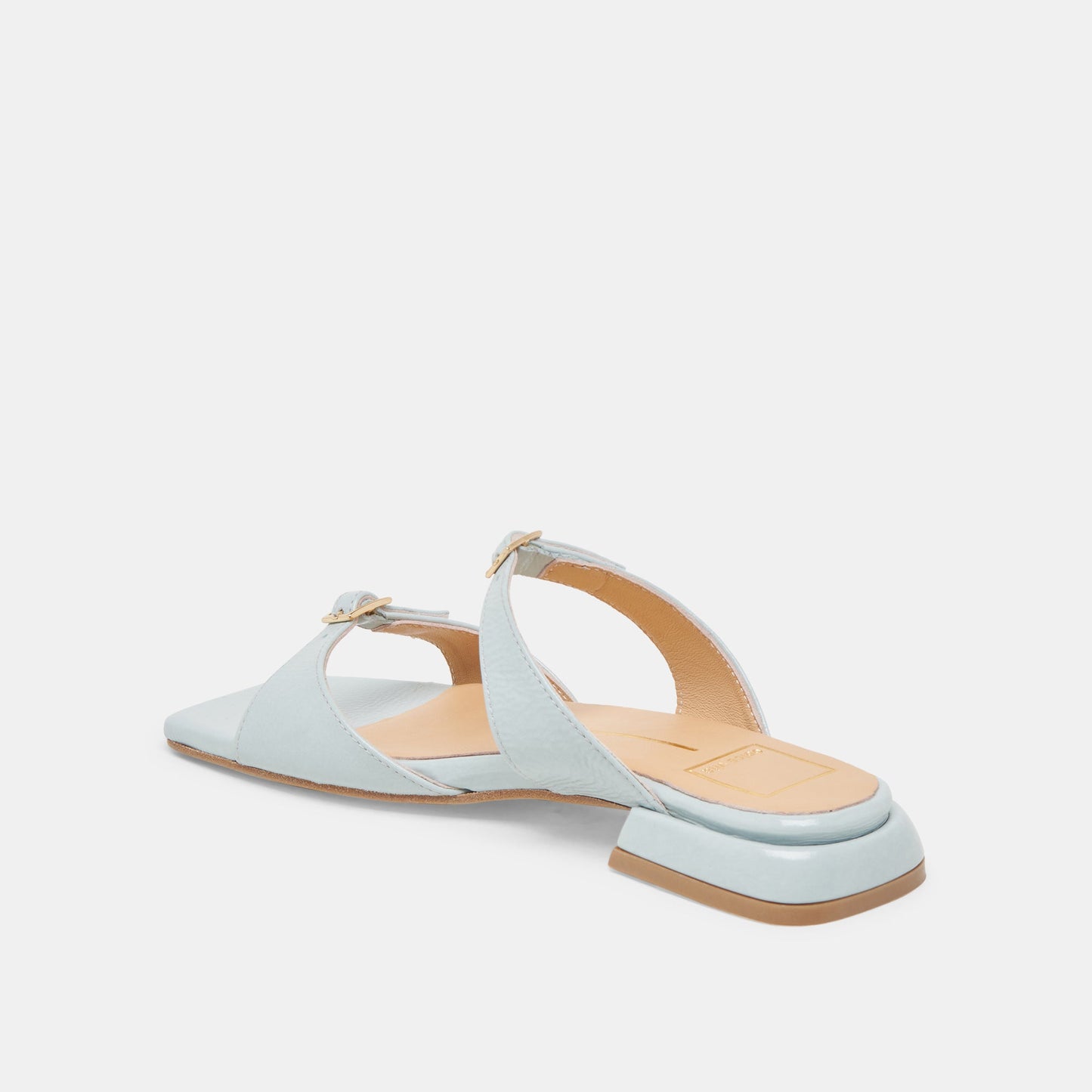 LAVERN SANDALS ICE BLUE CRINKLE PATENT - Dolce Vita