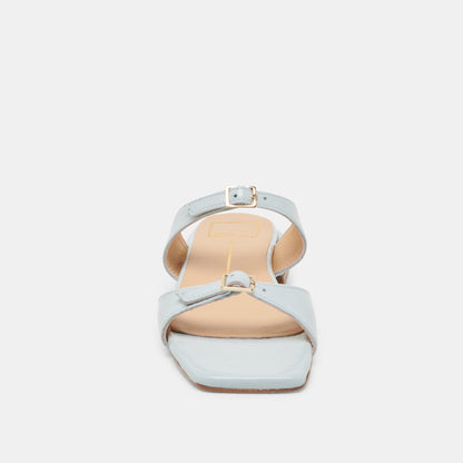 LAVERN SANDALS ICE BLUE CRINKLE PATENT - Dolce Vita