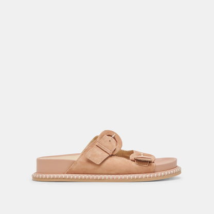 SHAUNY SANDALS TOFFEE SUEDE - Dolce Vita