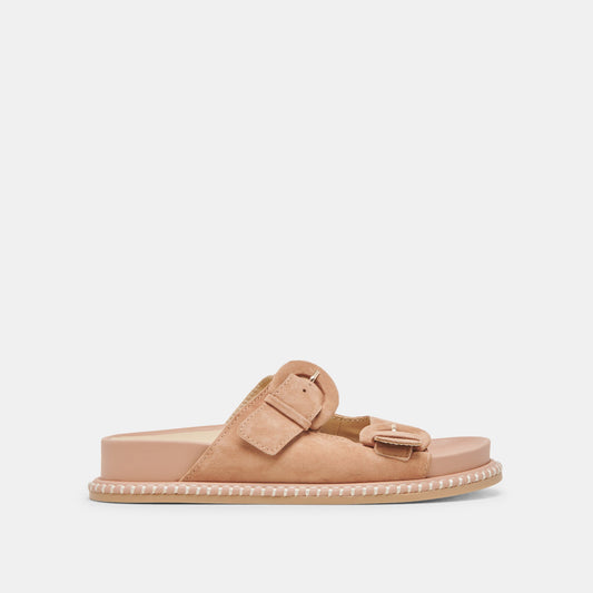 SHAUNY SANDALS TOFFEE SUEDE - Dolce Vita