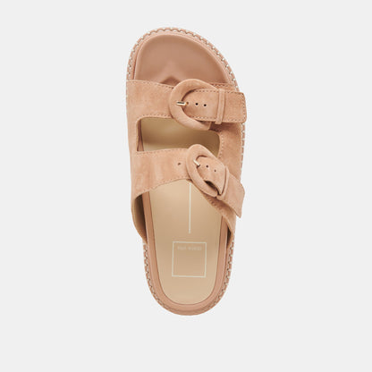 SHAUNY SANDALS TOFFEE SUEDE - Dolce Vita
