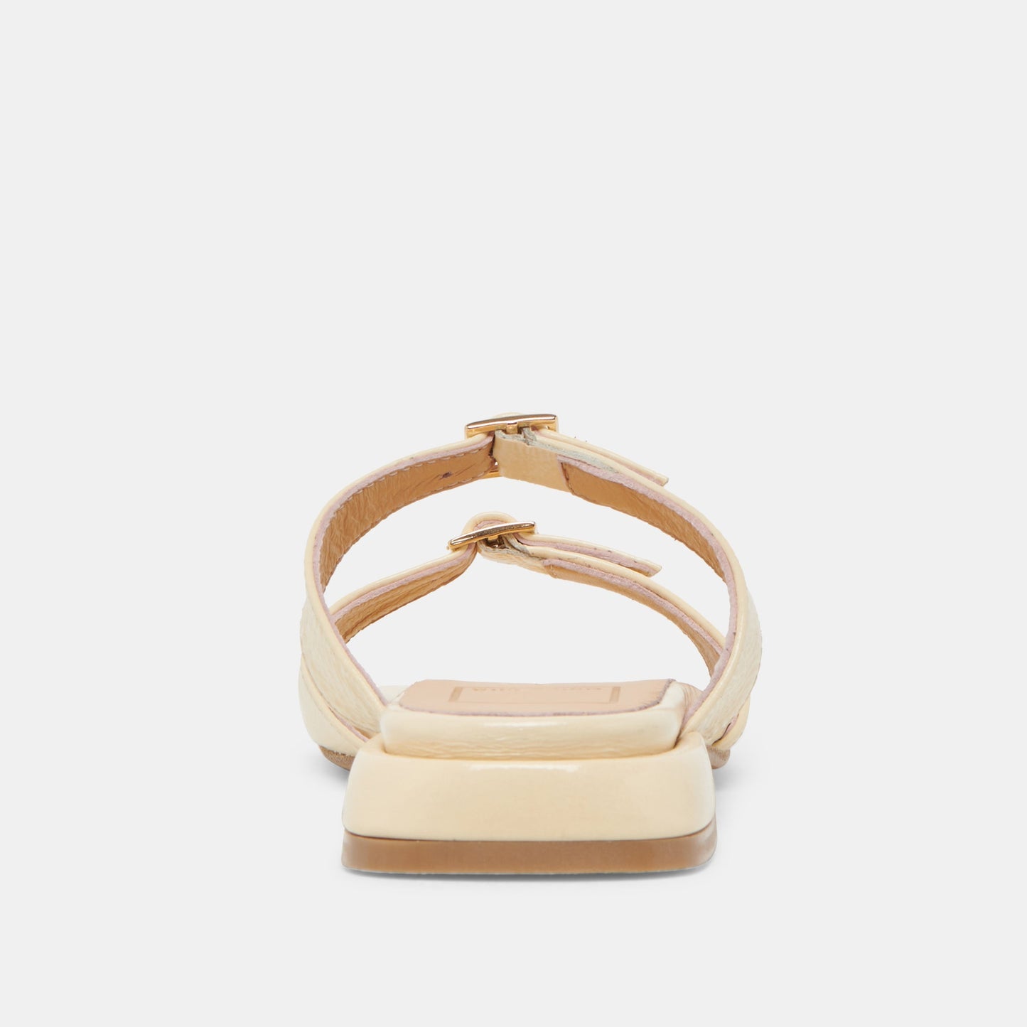 LAVERN SANDALS LIGHT YELLOW CRINKLE PATENT - Dolce Vita