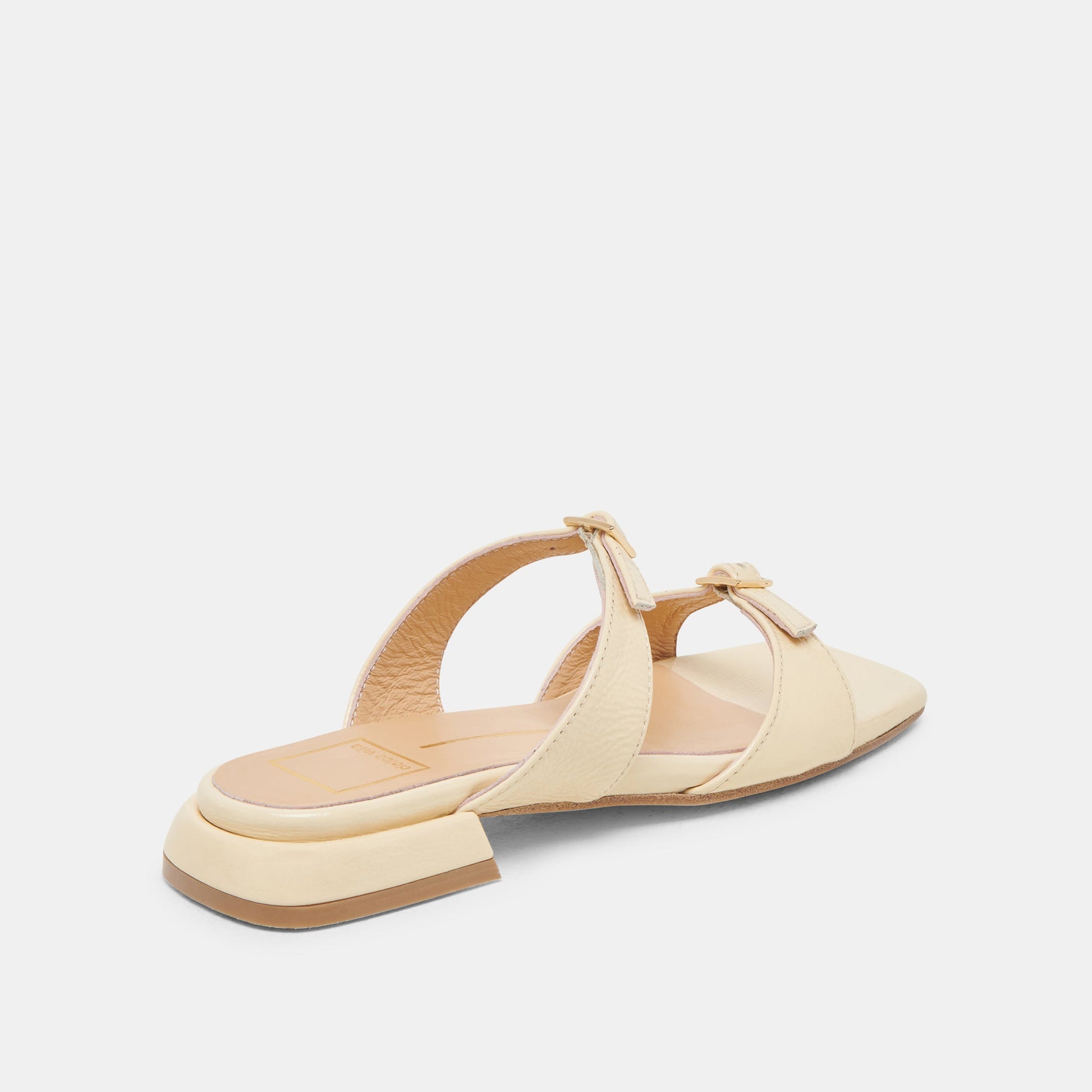 LAVERN SANDALS LIGHT YELLOW CRINKLE PATENT - Dolce Vita
