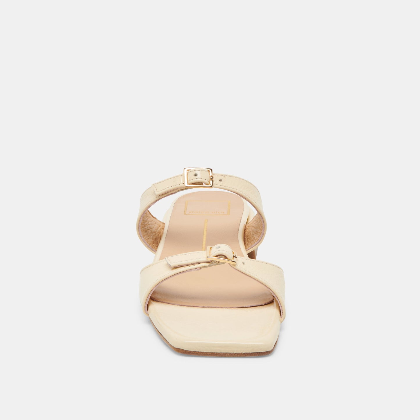 LAVERN SANDALS LIGHT YELLOW CRINKLE PATENT - Dolce Vita