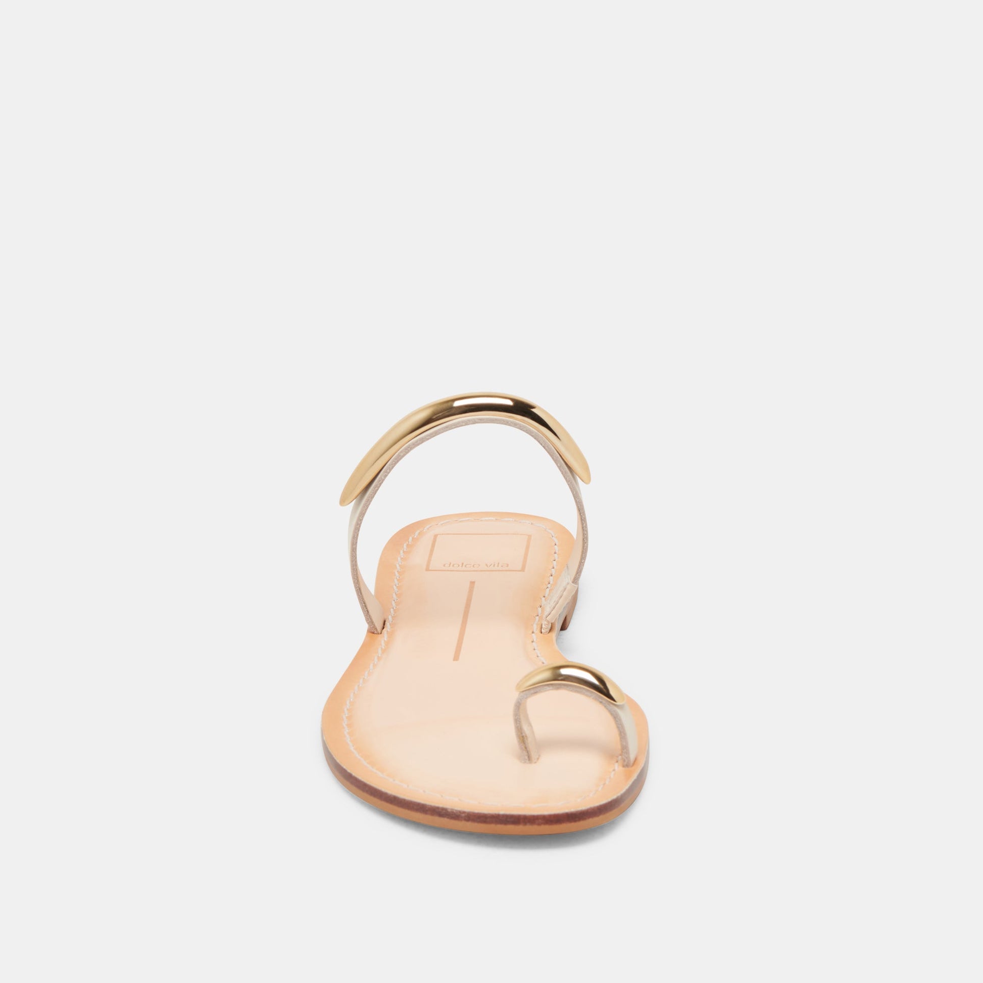 WINK WIDE SANDALS BONE LEATHER - Dolce Vita