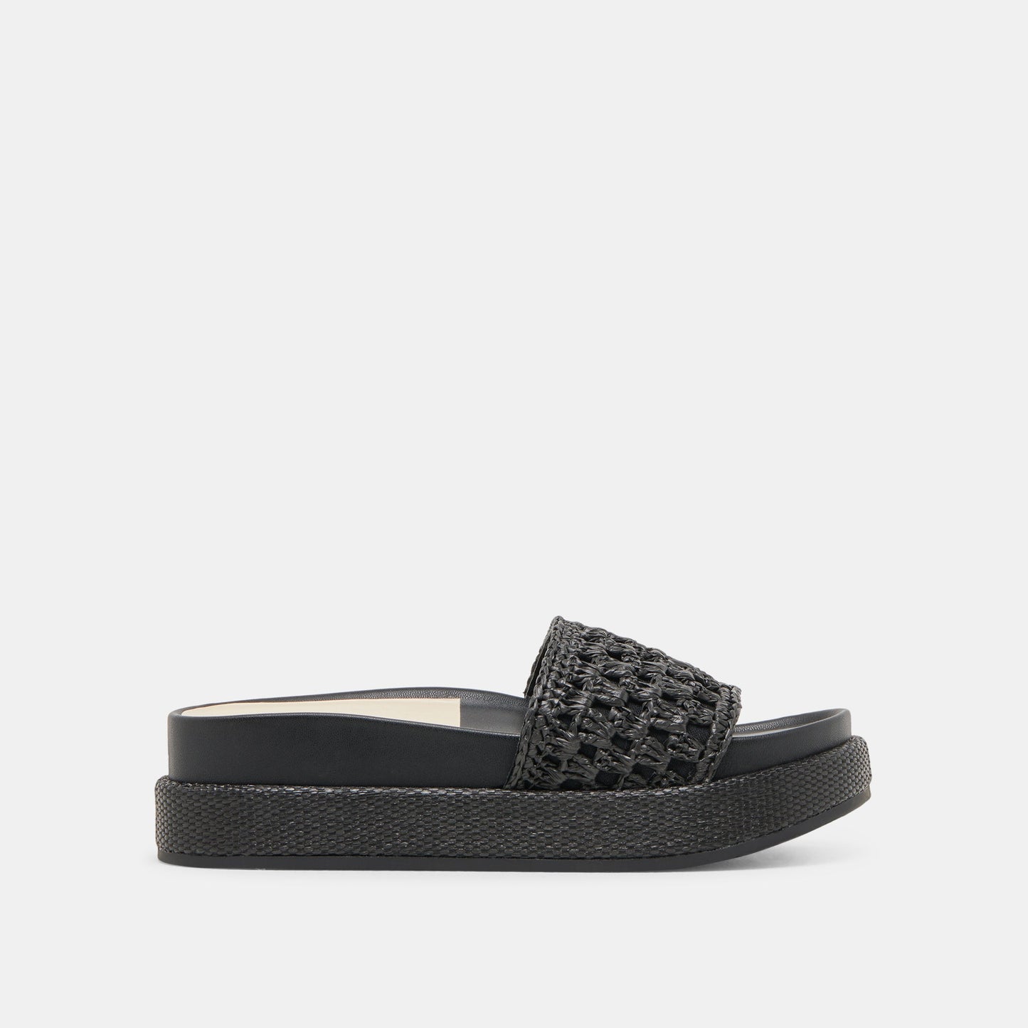 SIDONA SANDALS ONYX RAFFIA - Dolce Vita