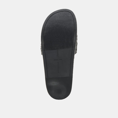 SIDONA SANDALS ONYX RAFFIA - Dolce Vita