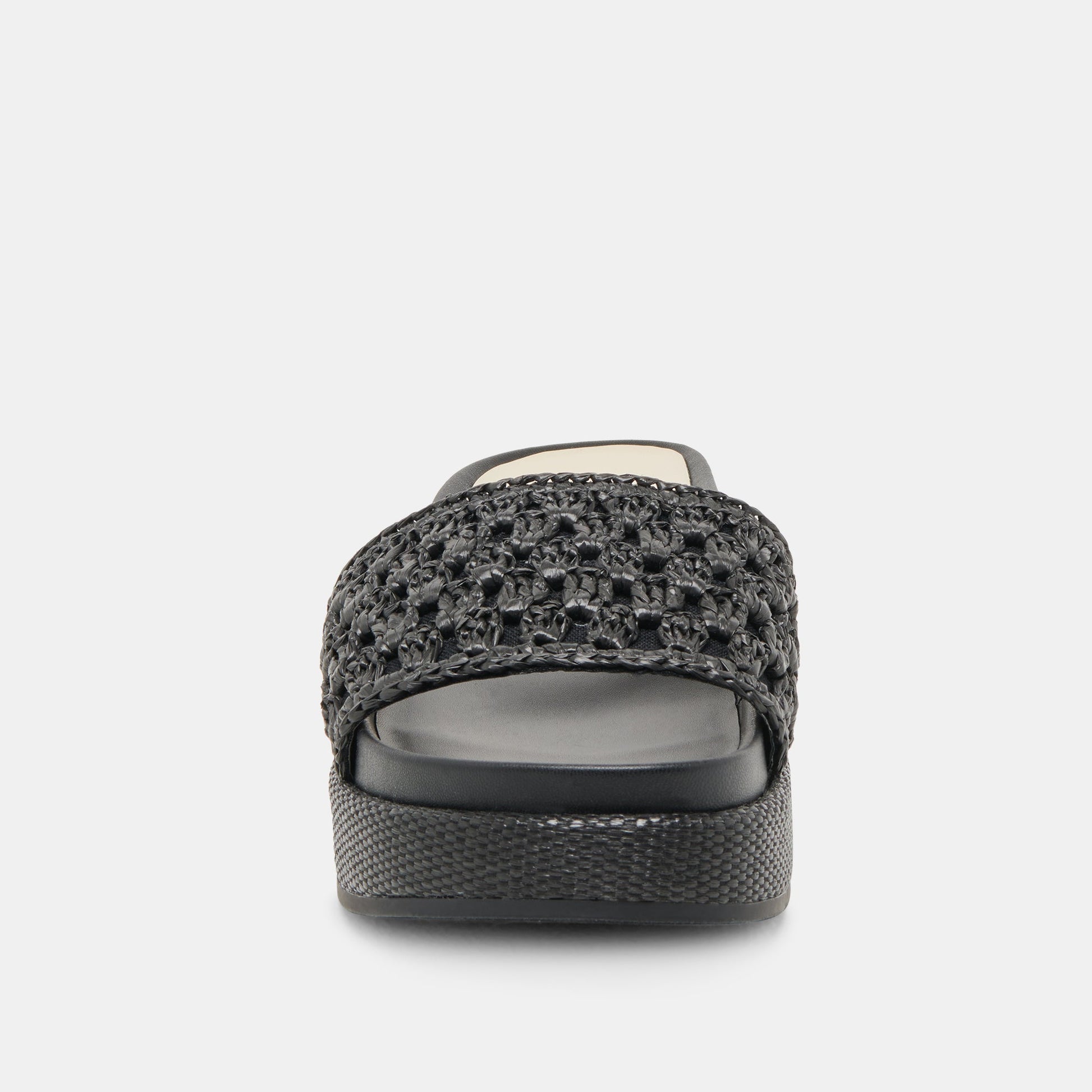 SIDONA SANDALS ONYX RAFFIA - Dolce Vita