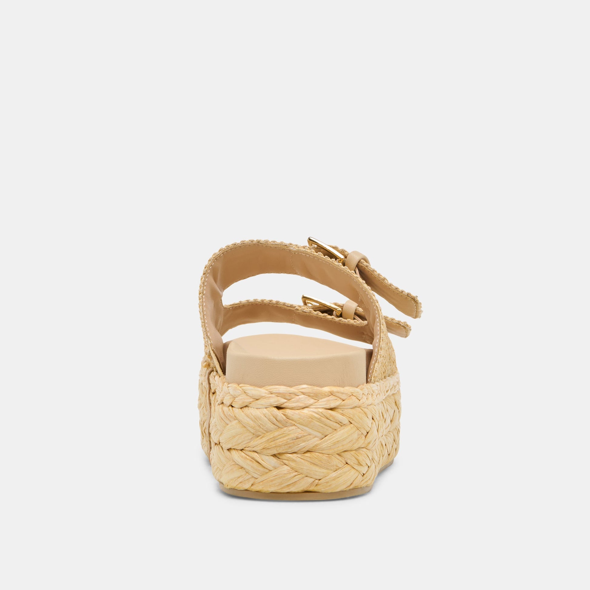 Falyn Lt Natural Woven Raffia Sandals - Dolce Vita
