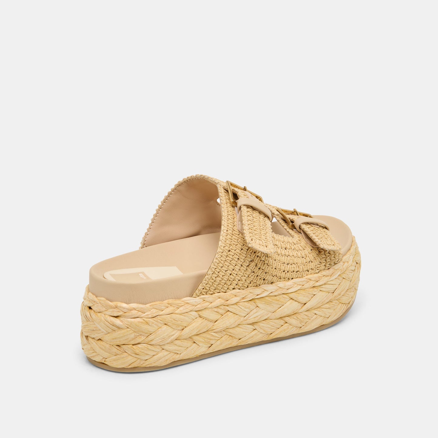 Falyn Lt Natural Woven Raffia Sandals - Dolce Vita