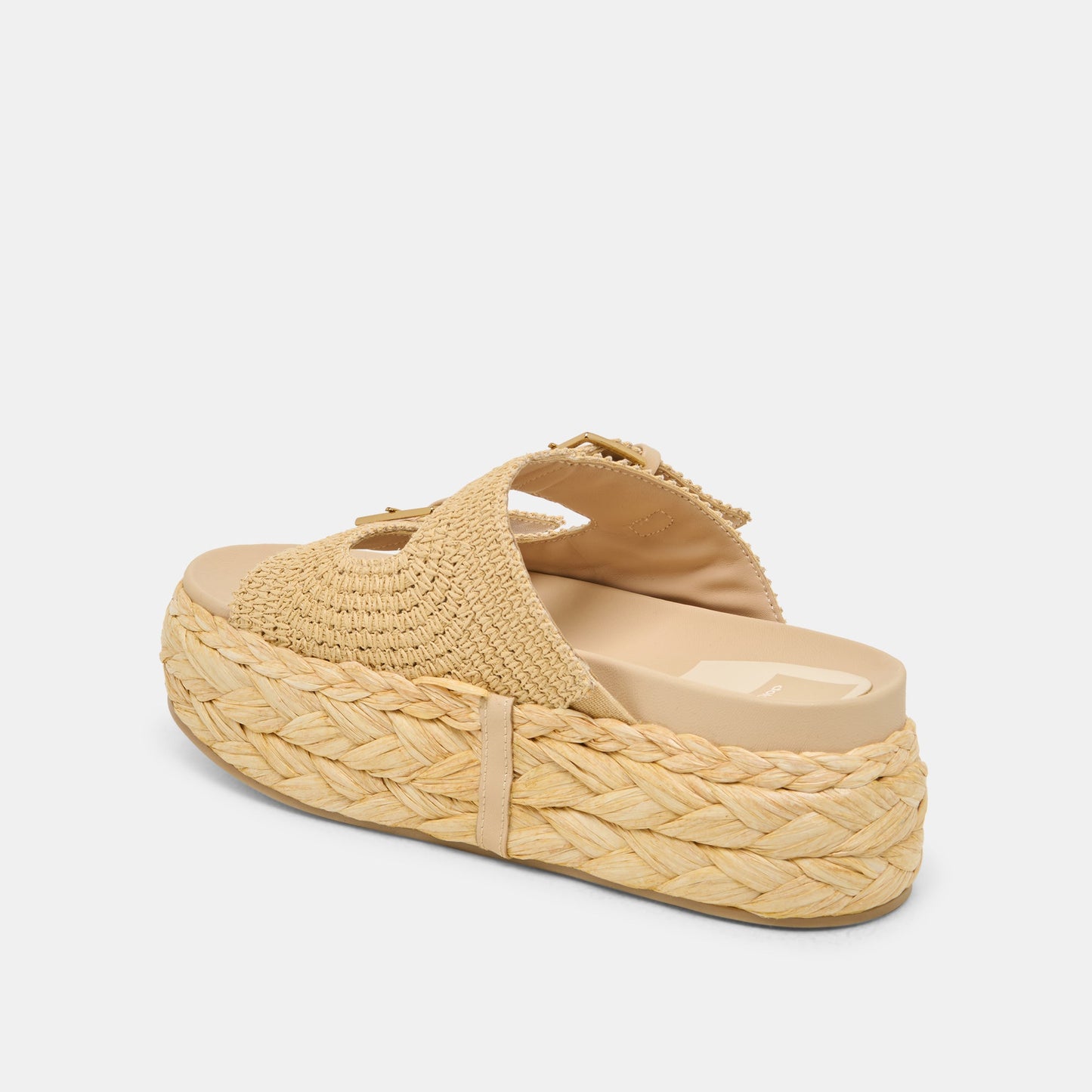 Falyn Lt Natural Woven Raffia Sandals - Dolce Vita