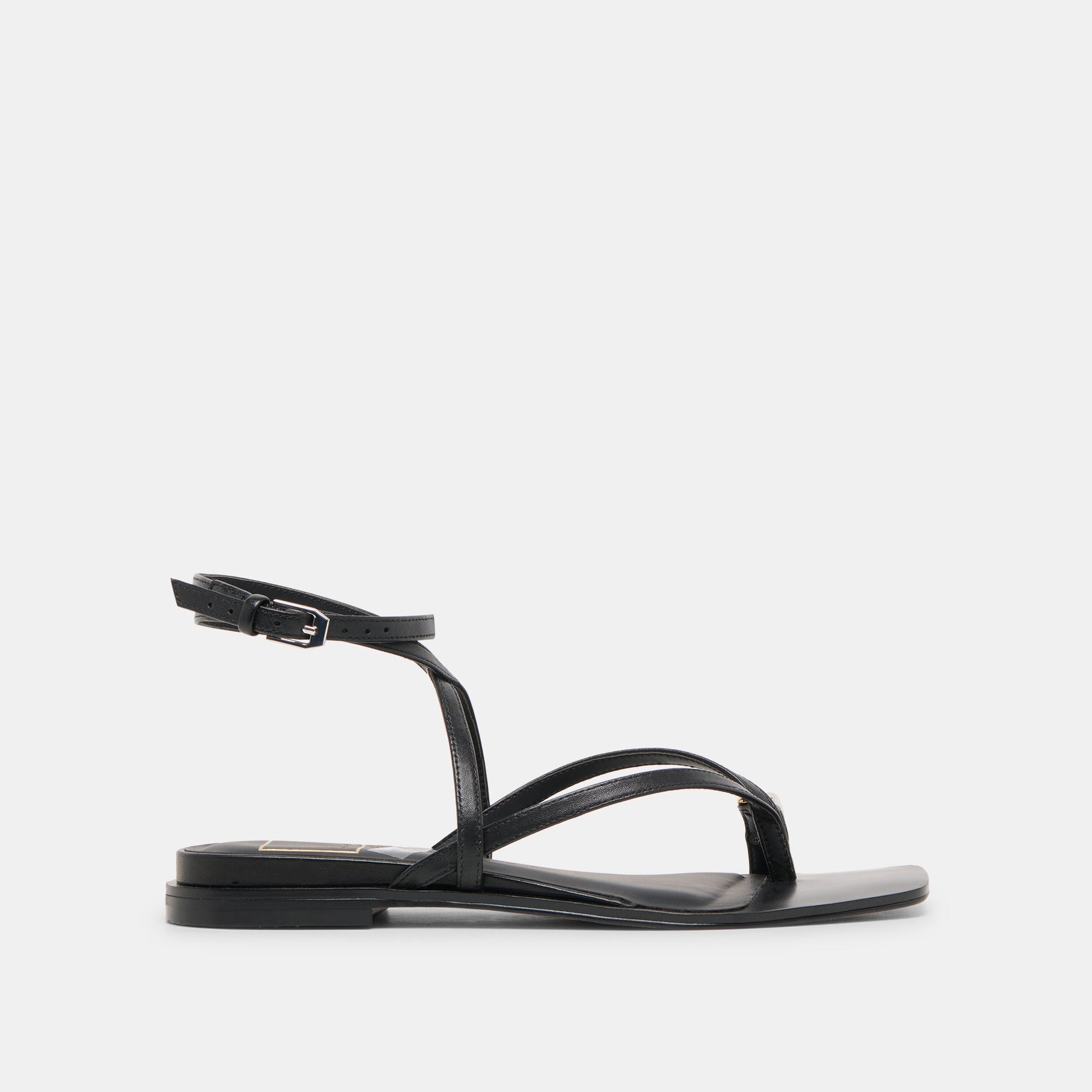 Tyrice Black Leather Sandals - Dolce Vita