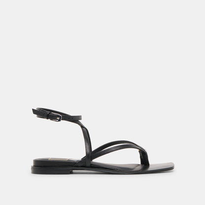 Tyrice Black Leather Sandals - Dolce Vita