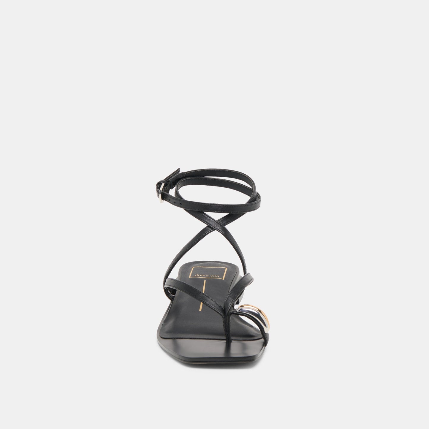 Tyrice Black Leather Sandals - Dolce Vita