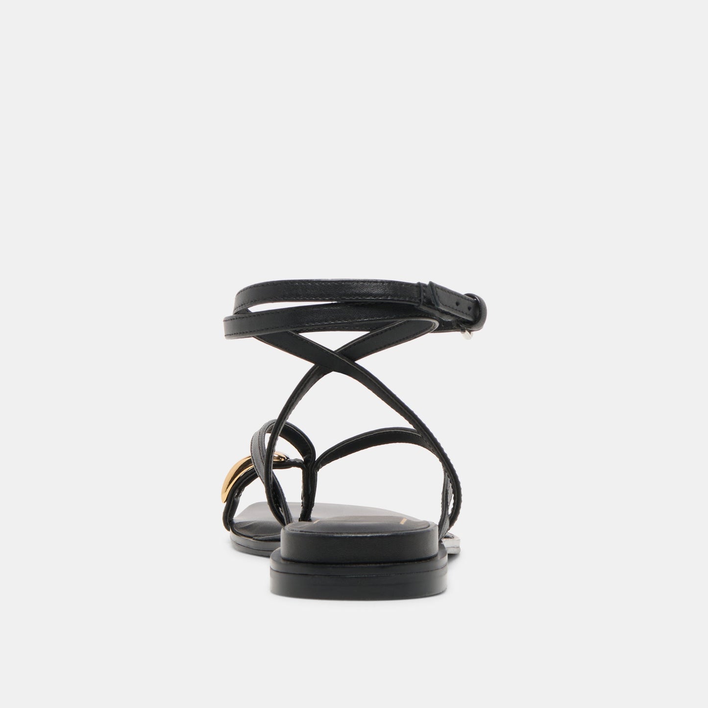 Tyrice Black Leather Sandals - Dolce Vita