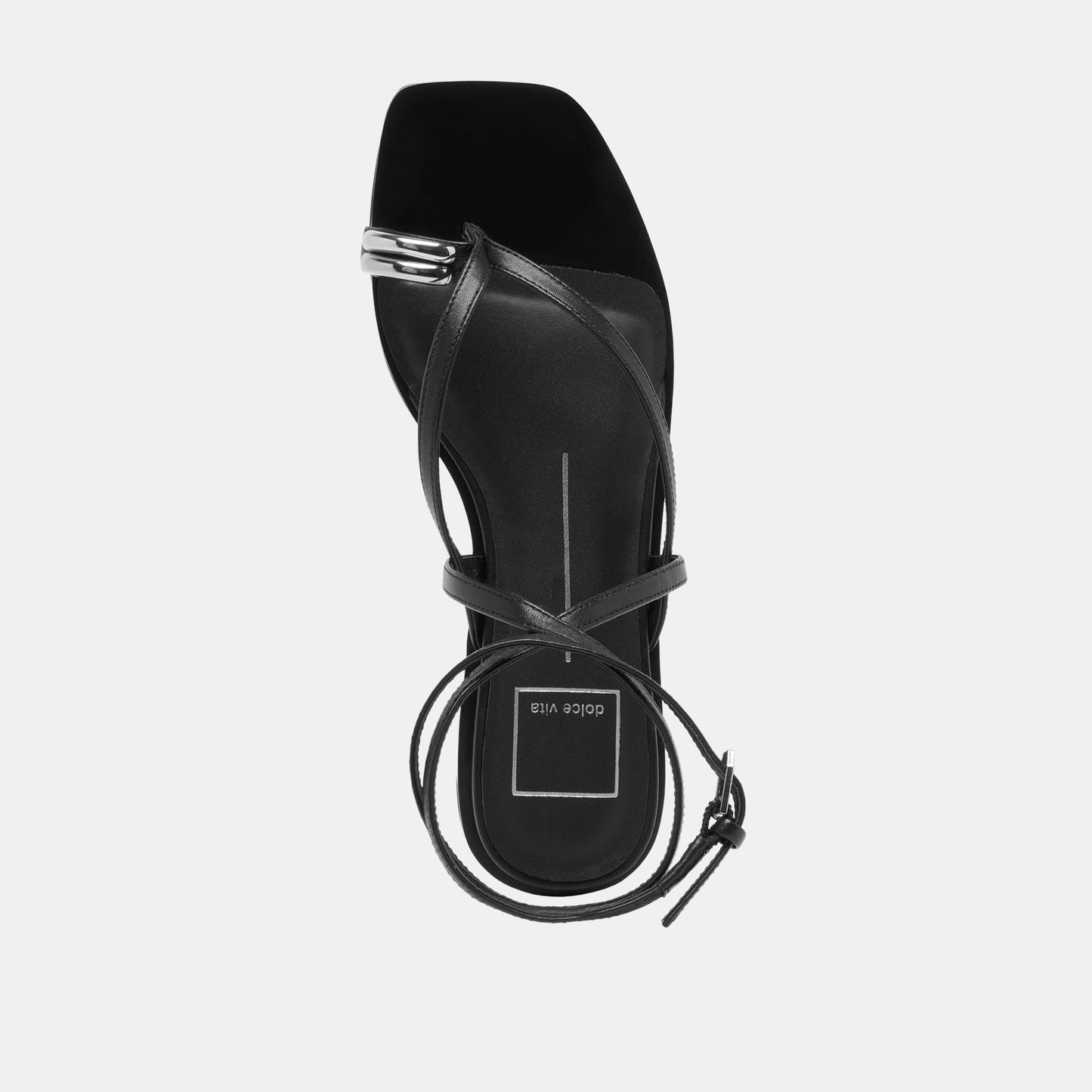 Tyrice Black Leather Sandals - Dolce Vita